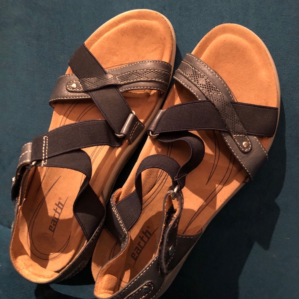 earth Bali leather indigo